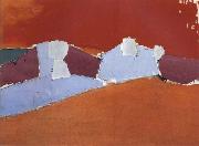 Nicolas de Stael Red Sky oil painting on canvas